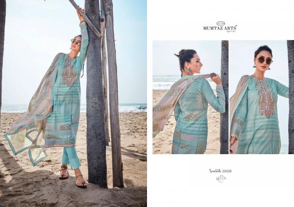 Mumtaz Samah Lawn Cotton Embroidery Dress Material